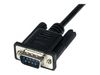 StarTech.com 2m Black DB9 RS232 Serial Null Modem Cable F/M - DB9 Male to Female - 9 pin Null Modem Cable - 1x DB9 (M), 1x DB9 (F), Black - null modem cable - 2 m_thumb_5