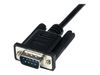 StarTech.com 1m Black DB9 RS232 Serial Null Modem Cable F/M - DB9 Male to Female - 9 pin Null Modem Cable - 1x DB9 (M), 1x DB9 (F), Black - null modem cable - 1 m_thumb_2