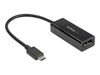 StarTech.com 8K USB C to DisplayPort Adapter - USB Type C to DP 1.4 Alt Mode Video Converter - 8K/5K/4K HBR3 USB C to DisplayPort Monitor - external video adapter - black_thumb_2