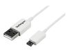 StarTech.com 2m White Micro USB Cable Cord - A to Micro B - Micro USB Charging Data Cable - USB 2.0 - 1x USB A Male, 1x USB Micro B Male (USBPAUB2MW) - USB cable - Micro-USB Type B to USB - 2 m_thumb_1