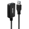 Lindy 43155 USB Kabel USB 3.2 Gen 1 (3.1 Gen 1) 5 m USB A 5 Gbit/s Schwarz_thumb_1