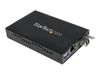 StarTech.com 1000 Mbps Gigabit Single-Mode Copper to Fiber Media Converter - Ethernet (1000Base-T) to LC Fiber Converter (ET1000S40LC2) - fiber media converter - 1GbE_thumb_1