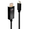 Lindy 43292 Videokabel-Adapter 2 m USB Typ-C HDMI Typ A (Standard) Schwarz_thumb_1