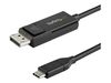 StarTech.com 6ft (2m) USB C to DisplayPort 1.2 Cable 4K 60Hz - Reversible DP to USB-C / USB-C to DP Video Adapter Monitor Cable HBR2/HDR - USB-/DisplayPort-Kabel - 2 m_thumb_2