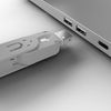 Lindy 40624 Schnittstellenblockierung Türblockierschlüssel USB Typ-A Weiß Acrylnitril-Butadien-Styrol (ABS) 1 Stück(e)_thumb_3