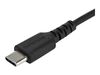 StarTech.com 1m USB C Charging Cable - Durable Fast Charge & Sync USB 3.1 Type C to C Charger Cord - TPE Jacket Aramid Fiber M/M 60W Black - USB-C cable - 1 m_thumb_3