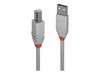 Cable Lindy USB 2.0 to USB-B 3m Grey_thumb_2
