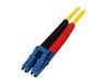 StarTech.com 10m Fiber Optic Cable - Single-Mode Duplex 9/125 - LSZH - LC/LC - OS1 - LC to LC Fiber Patch Cable (SMFIBLCLC10) - Patch-Kabel - 10 m - Gelb_thumb_2