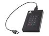 Apricorn Aegis Fortress L3 Hard Drive - 5TB - USB 3.1 - Black_thumb_4