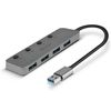 Lindy 43309 Schnittstellen-Hub USB 3.2 Gen 1 (3.1 Gen 1) Type-A 5 Mbit/s Grau_thumb_4