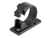 StarTech.com 100 Adhesive Cable Management Clips Black, Network/Ethernet/Office Desk/Computer Cord Organizer, Sticky Cable/Wire Holders, Nylon Self Adhesive Clamp UL/94V-2 Fire Rated - Nylon 66 Plastic - TAA (CBMCC3) - cable clips - TAA Compliant_thumb_3