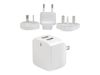 StarTech.com Dual Port USB Wall Charger 17W/3.4A - Travel Charger 110V/220V power adapter - USB - 17 Watt_thumb_1