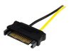 StarTech.com 15cm SATA Strom auf 8 pin PCI Express Grafikkarten Stromkabel - PCIe Y-Kabel Adapter - Stromkabel - 15 cm_thumb_3