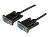 StarTech.com 2m Black DB9 RS232 Serial Null Modem Cable F/F - DB9 Female to Female - 9 pin RS232 Null Modem Cable - 2 meter, Black - null modem cable - DB-9 to DB-9 - 2 m_thumb_1