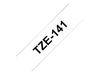 Brother laminated tape TZe-141 - Black on clear_thumb_1