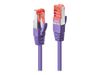 Cable Lindy Cat6 S/FTP 0,3m Violett_thumb_2