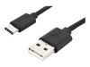 DIGITUS USB cable AK-300154-010-S - USB-A / USB-C - 1 m_thumb_1
