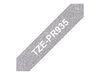 Brother Laminated Tape P-Touch TZEPR935 - 12 mm x 8 m - White on Premium Silver_thumb_3