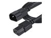 StarTech.com 1m Standard Computer Power Cord Extension C14 to C13 - power extension cable - 1 m_thumb_2