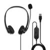 Lindy 42870 Kopfhörer & Headset Kabelgebunden Kopfband Anrufe/Musik USB Typ-A Schwarz_thumb_2