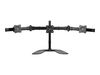 StarTech.com Triple Monitor Stand - Articulating - For Monitors 13" to 27" Adjustable VESA Computer Monitor Stand for 3 Monitor Setup - Steel - Black (ARMBARTRIO2) - stand (adjustable arm)_thumb_1