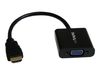 StarTech.com HDMI auf VGA Video Adapter Konverter für PC/ Laptop/ Ultrabook- 1920x1080 - Videoschnittstellen-Converter - HDMI / VGA - 24.5 cm_thumb_1
