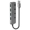 Lindy 43309 Schnittstellen-Hub USB 3.2 Gen 1 (3.1 Gen 1) Type-A 5 Mbit/s Grau_thumb_1