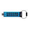Kingston hardware-encrypted USB flash drive IronKey 200C - USB-C 3.2 Gen 1 - 16 GB - blue_thumb_2