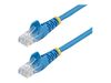StarTech.com 5m Blue Cat5e / Cat 5 Snagless Patch Cable 5 m - patch cable - 5 m - blue_thumb_1