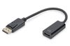 DIGITUS video adapter cable DB-340400-001-S - DisplayPort / HDMI - 15 cm_thumb_1