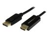 StarTech.com 5m (16 ft) DisplayPort to HDMI Adapter Cable - 4K DisplayPort to HDMI Converter Cable - Computer Monitor Cable (DP2HDMM5MB) - video cable - DisplayPort / HDMI - 5 m_thumb_1