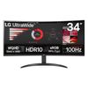LG Curved LED-Display 34WR50QK-B.AEU - 86.4 cm (34") - 3440 x 1440 UWQHD_thumb_1