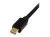 StarTech.com 10ft Mini DisplayPort to DisplayPort Cable - M/M - mDP to DP 1.2 Adapter Cable - Thunderbolt to DP w/ HBR2 Support (MDP2DPMM10) - DisplayPort cable - 3 m_thumb_5