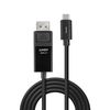 Lindy 43343 Videokabel-Adapter 3 m USB Typ-C DisplayPort Schwarz_thumb_2
