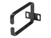 StarTech.com 1U Vertical 2.2 x 3.9in Server Rack Cable Management D-Ring Hook w/ Flexible Opening - Network Rack-Mount Cord Organizer Ring (CMHOOK1U) cable management ring - 1U_thumb_2