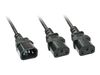 Cable Lindy C14 to C13 Y-Power Cord 2m_thumb_1