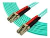 StarTech.com 7 m OM4 LC to LC Multimode Duplex Fiber Optic Patch Cable - Aqua - 50/125 - Fiber Optic Cable - 40/100Gb - LSZH (450FBLCLC7) - Patch-Kabel - 7 m - Aquamarin_thumb_1