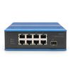 DIGITUS Industrial Ethernet Switch - 9 Ports - 8x Base-Tx (10/100) - 1x Base-Fx (100) SFP_thumb_1