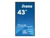 iiyama ProLite LH4341UHS-B2 109 cm (43") Klasse (108 cm (42.5") sichtbar) LCD-Display mit LED-Hintergrundbeleuchtung - 4K - für Digital Signage_thumb_2
