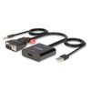 Lindy 38284 Videokabel-Adapter VGA (D-Sub) + 3.5mm HDMI + USB Schwarz_thumb_5