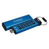 Kingston hardware-encrypted USB flash drive IronKey 200C - USB-C 3.2 Gen 1 - 16 GB - blue_thumb_1