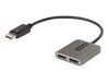 StarTech.com 2-Port DisplayPort MST Hub, Dual 4K 60Hz, DP to 2x DisplayPort Monitor Adapter, DP 1.4 Multi-Monitor Video Adapter w/ 1ft Built-in Cable, USB Powered, Windows Only - Multi Stream Transport Hub (MST14DP122DP) - Hub - 2 Anschlüsse_thumb_5