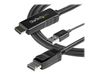 StarTech.com 2m (6ft) HDMI to DisplayPort Cable 4K 30Hz - Active HDMI 1.4 to DP 1.2 Adapter Cable with Audio - USB Powered Video Converter - Videokabel - DisplayPort / HDMI - 2 m_thumb_3