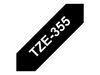 Brother TZe-355 - 24 mm - Weiß auf Schwarz_thumb_1