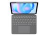 Logitech Combo Touch - Tastatur und Foliohülle - mit Trackpad - QWERTZ - Deutsch - Oxford Gray Eingabegerät_thumb_1