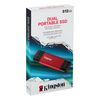 Kingston Dual Portable SSD - 512 GB - USB 3.2 Gen 2 - Rot_thumb_4