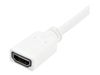 StarTech.com Mini DVI auf HDMI-Adapter Kabel - Mini DVI (Stecker) (32 pin) zu HDMI (Buchse) (19 pin) - für MacBooks und iMacs - Videoanschluß - HDMI / DVI - 20 cm_thumb_4