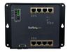 StarTech.com 8 Port PoE+ Gigabit Ethernet Switch plus 2 SFP Ports - Industrieller Managed Gigabit Switch - Wandmontage mit Front Zugriff - Switch - 10 Anschlüsse - managed_thumb_3