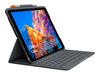 Logitech Slim Folio - keyboard and folio case - QWERTZ - German - graphite_thumb_2