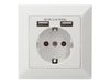 Digitus Socket with 2 USB ports power adapter_thumb_2